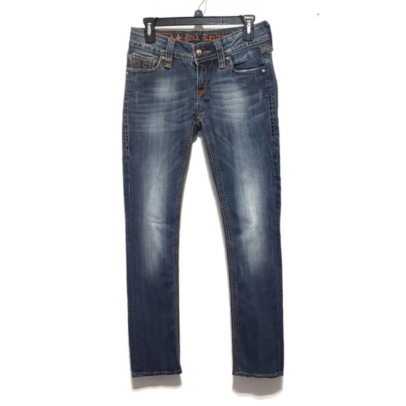 Rock Revival Denim - Rock Revival Debbie Straight Leg Denim Jeans